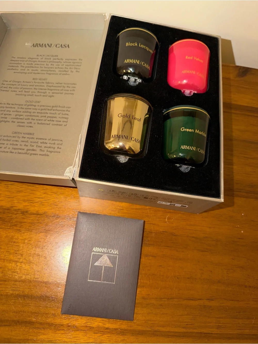 GIORGIO ARMANI / CASA - Pegasus Candle Set w/ Certificate